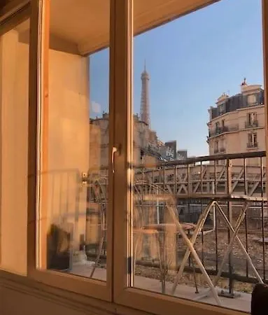 Vue Imprenable Tour Eiffel Appartamento Parigi